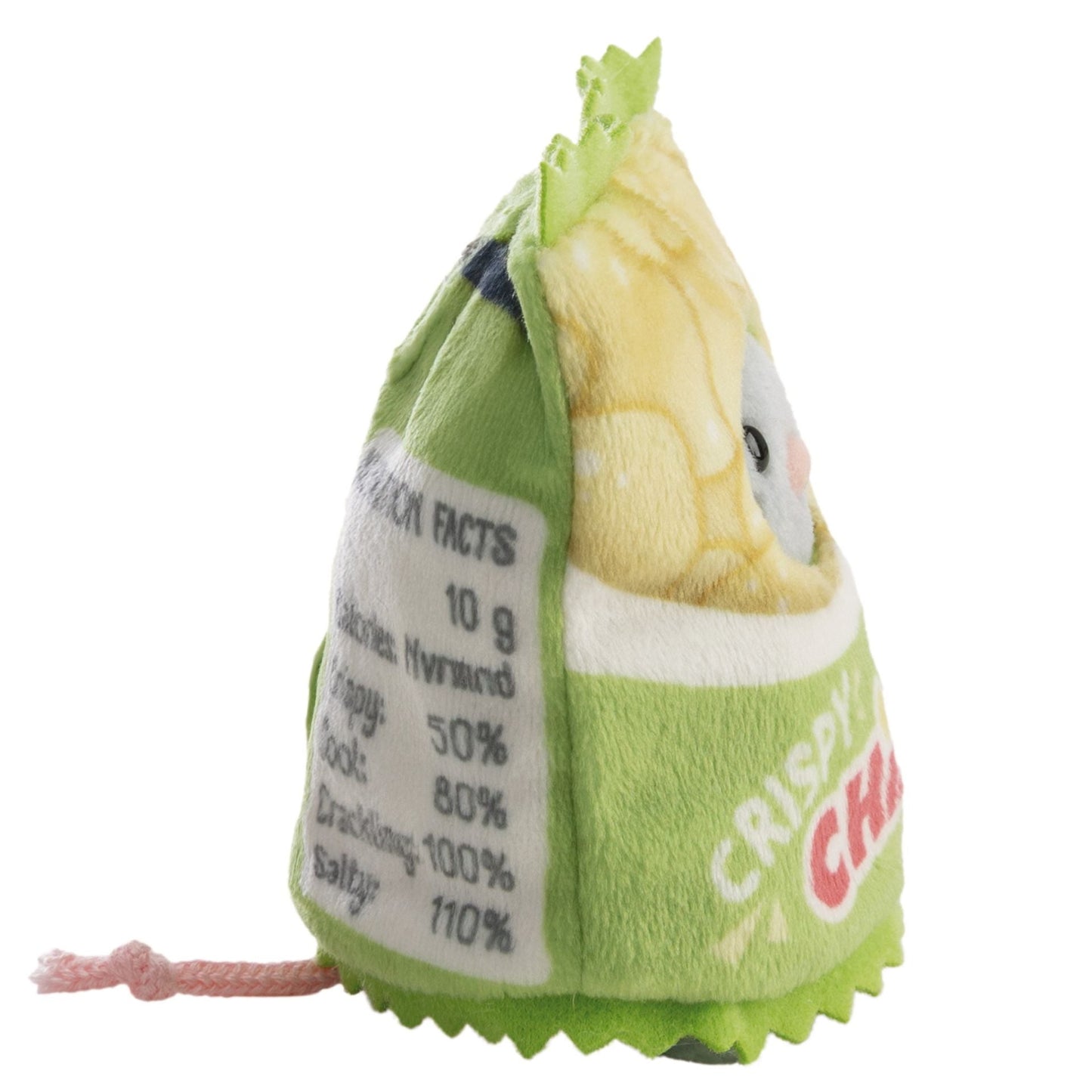 mymochi Maus Nibbli – hält Mini-Chips in den Pfoten