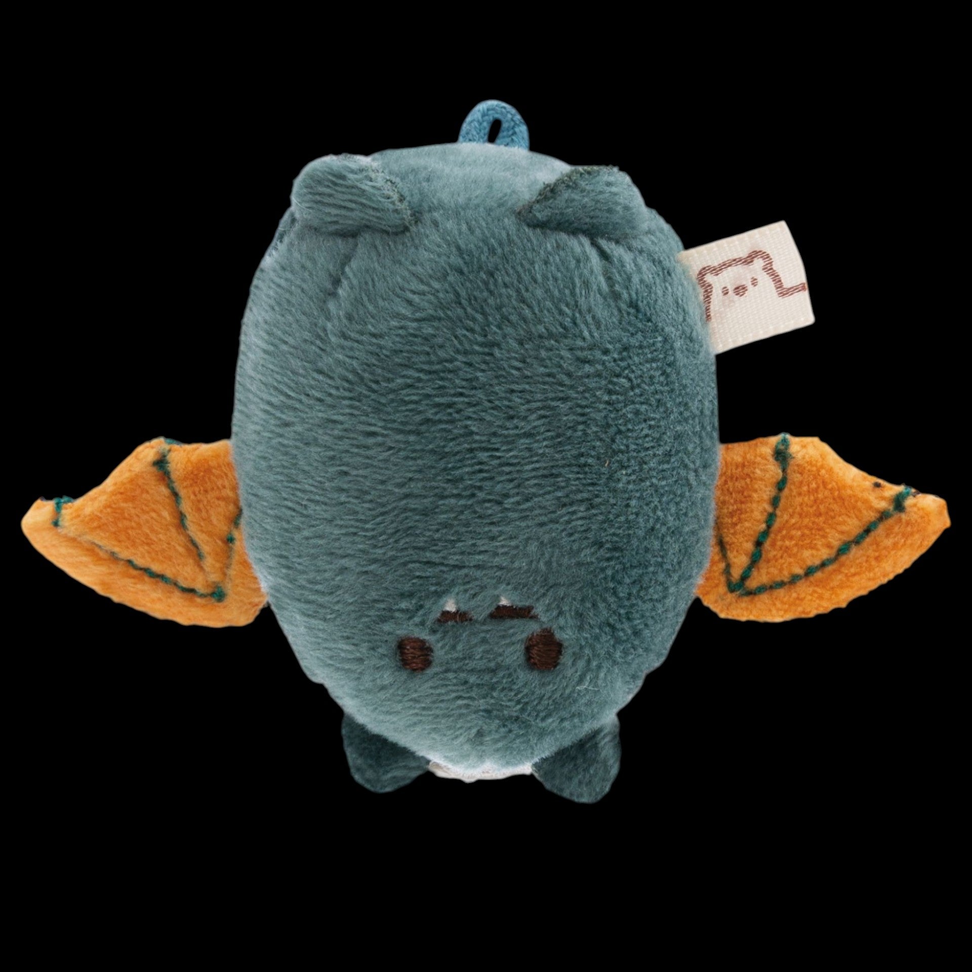 mymochi minis Fledermaus Fledda – Rückansicht mit mymochi Label