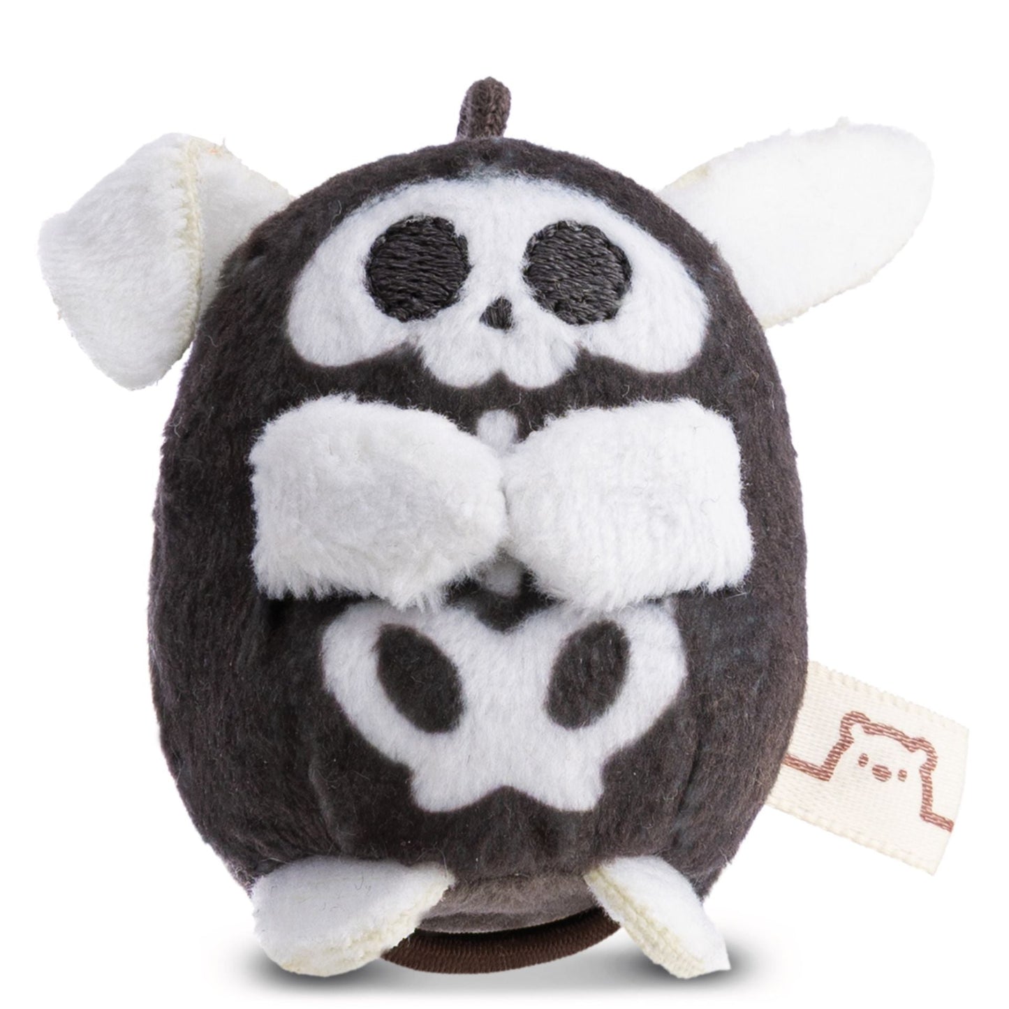 mymochi minis Hase Piboo Skelett – Rückansicht mit mymochi Label