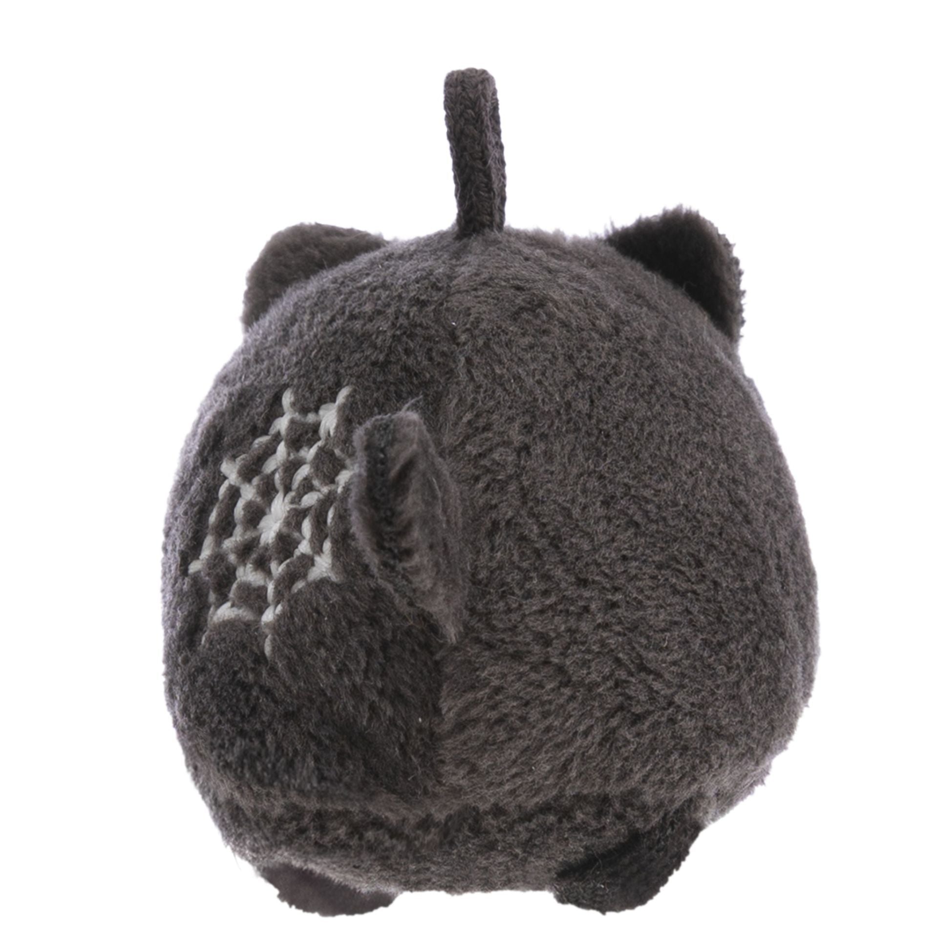 mymochi minis Katze Darky – Rückansicht mit Spinnennetz