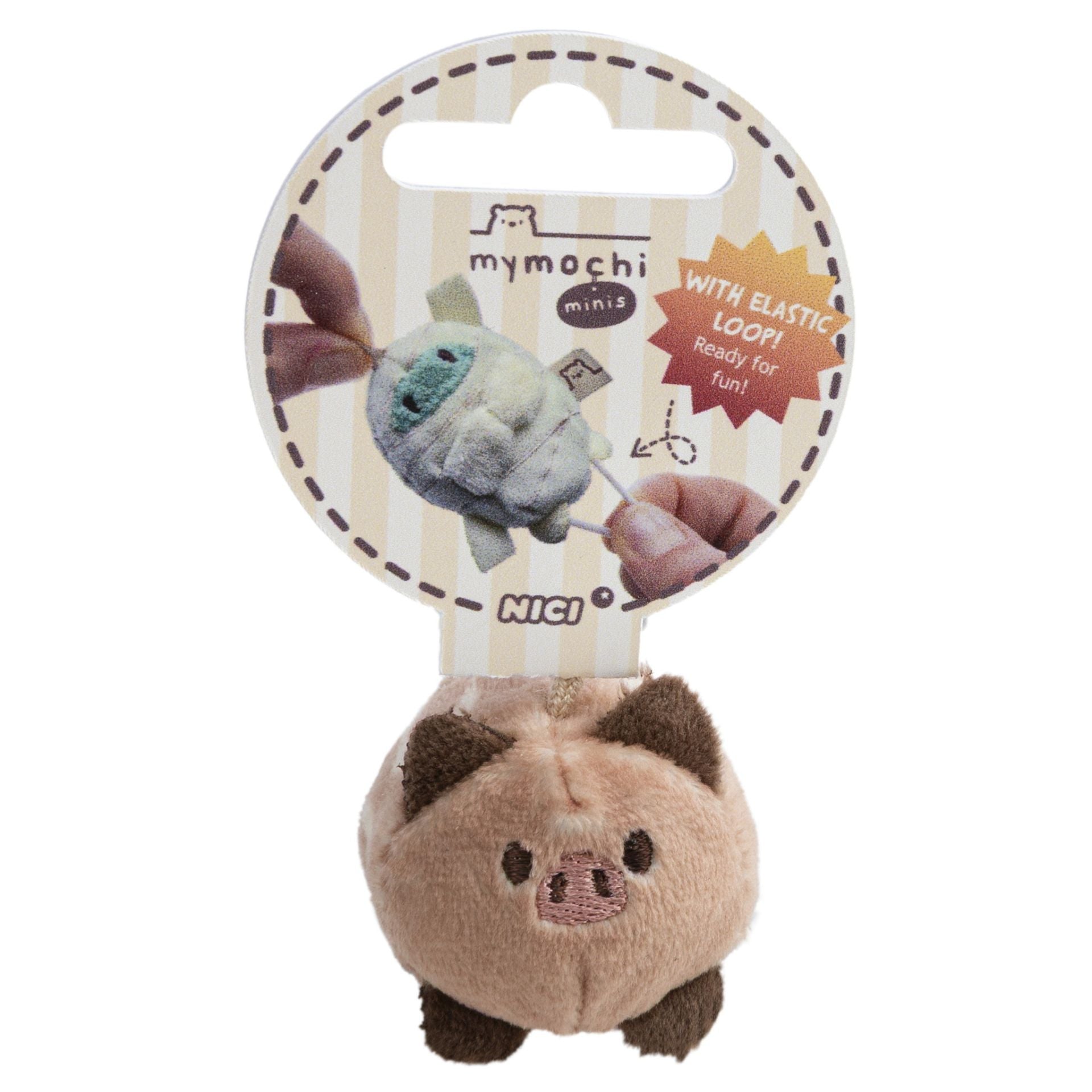 NICI mymochi minis Frischling Tuff – Detailansicht mit Schlaufe
