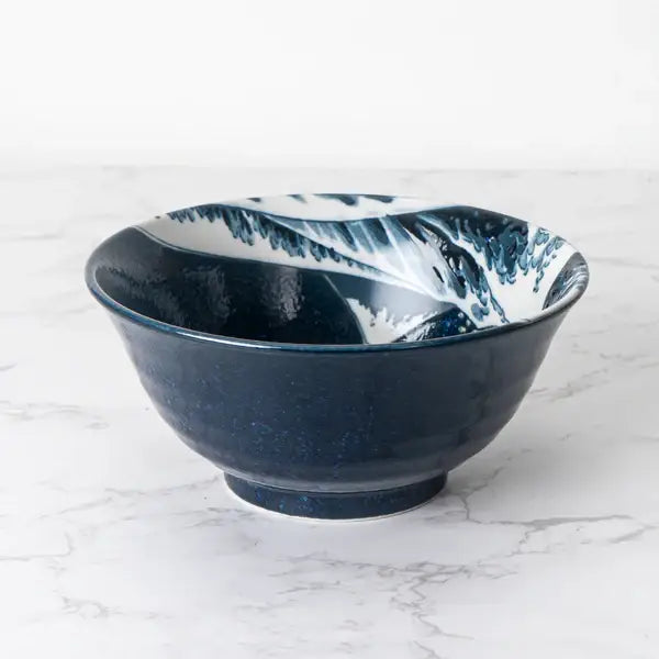 Japanische Design-Schale "The great Wave" 560 ml für Ramen
