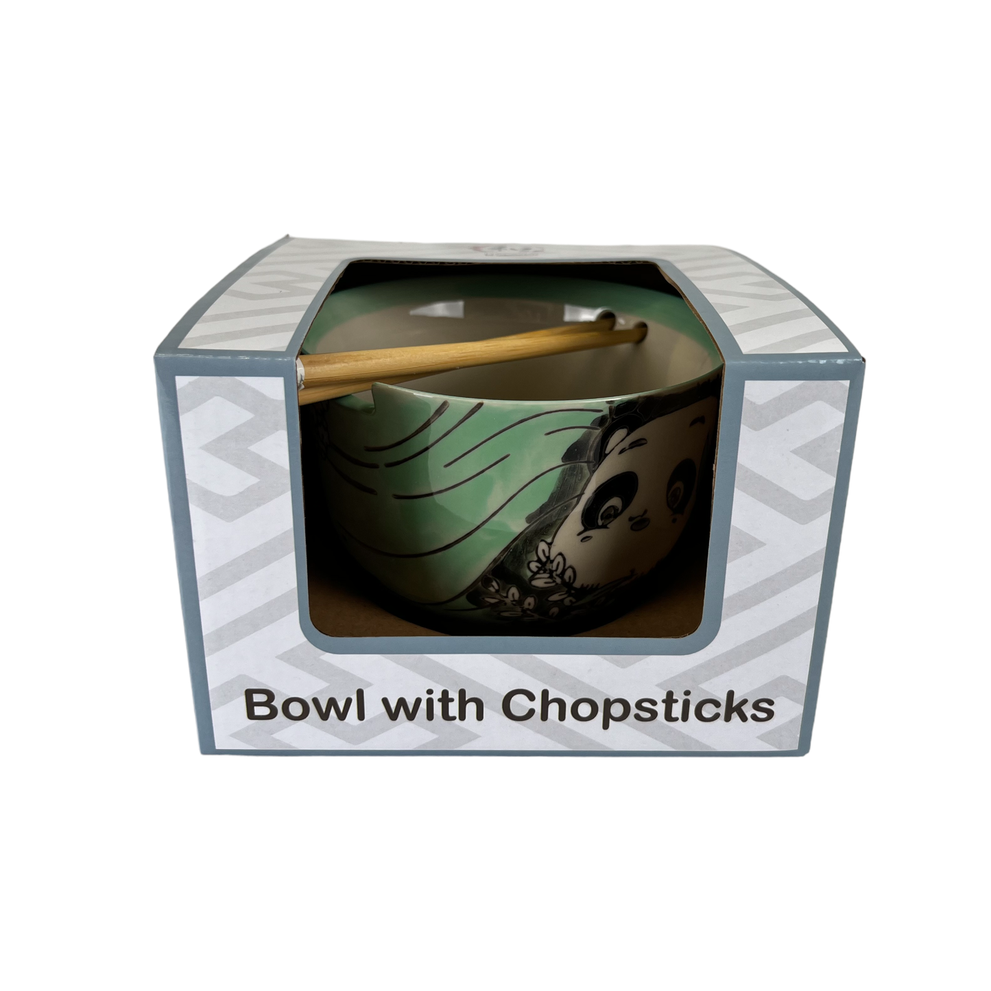 Panda Donburi Schüssel mit Essstäbchen "Bamboo Forest" Geschenkset