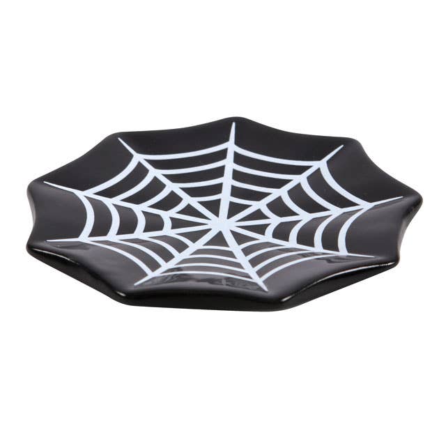 Gothic Spiderweb Halloween-Schmuckschale