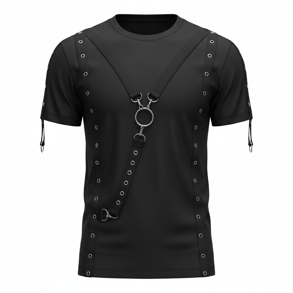 Gothic T-Shirt – Frontansicht Ghost Mannequin