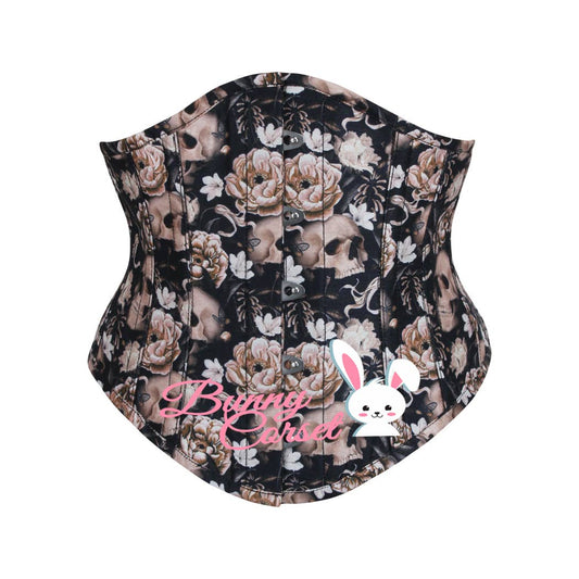 Skull Underbust Waspie Korsett