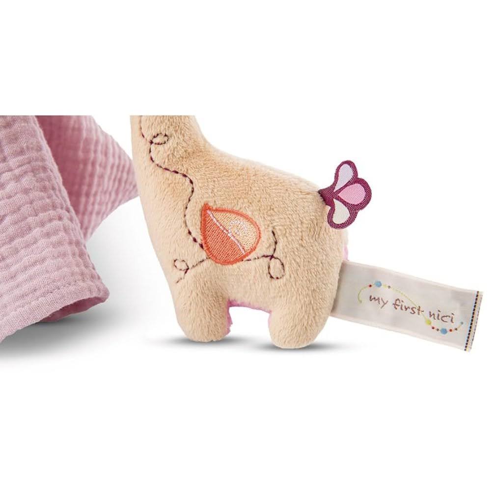 NICI Baby Schnuffeltuch +  Giraffe Sasuma 16cm My first Nici