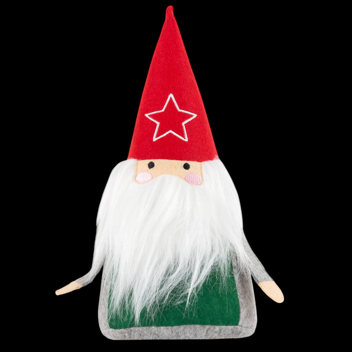 Weihnachtsmann Türstopper in Rot Festliche Wichtel Weihachten 34 cm