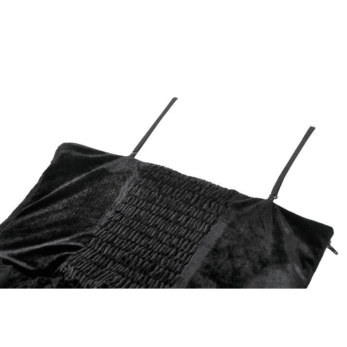 Romantisches Samt Top mit Spitze Dark in Love