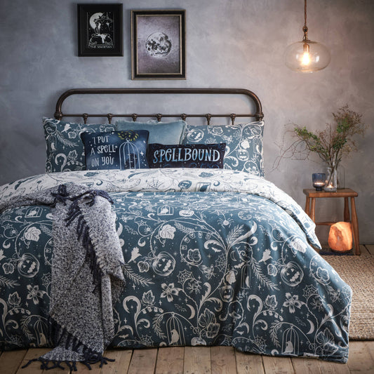 Mystisches "Spellbound“  Gothic Bettwäsche-Set 135 x 200 cm