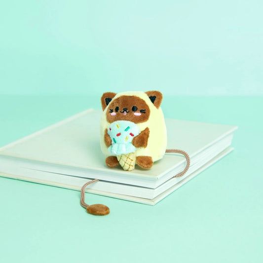 Fluffy Kawaii Katze Plüsch-Lesezeichen Eistüte Lifestyle