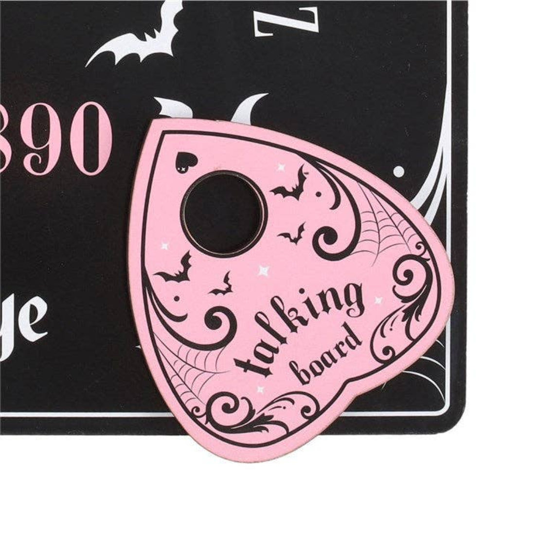 Pastellrosa und schwarzes gothic Spirit Board