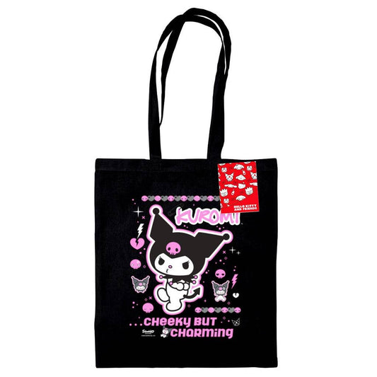 Kuromi Schwarze Tragetasche Stofftasche