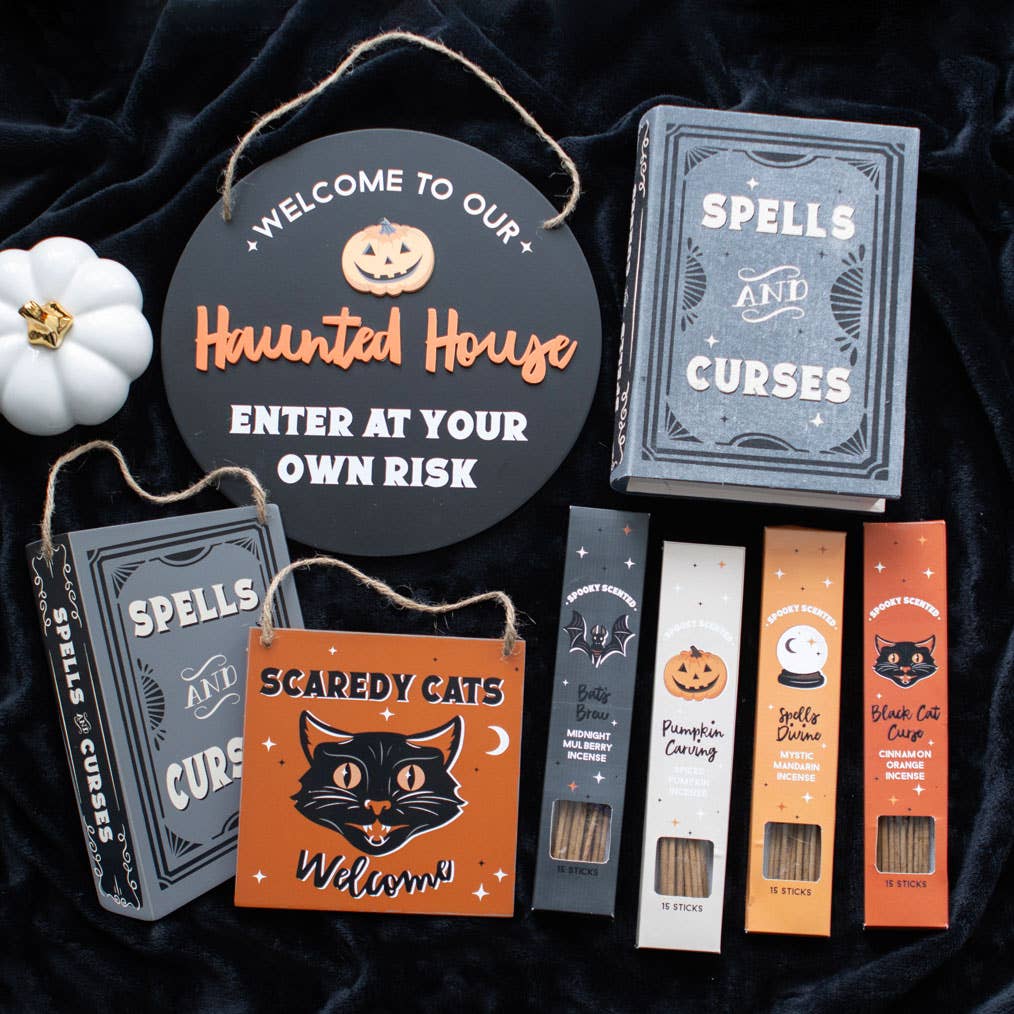 Halloween-Räucherstäbchen-Geschenkset mit gruseligem Duft