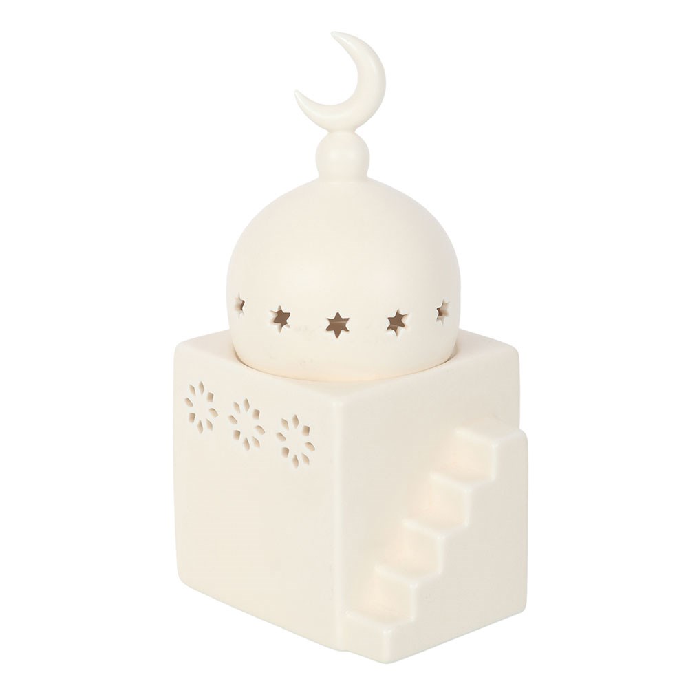 Traditionelle Moschee als Ölbrenner Duftlampe Masjid in Natur arabische Deko