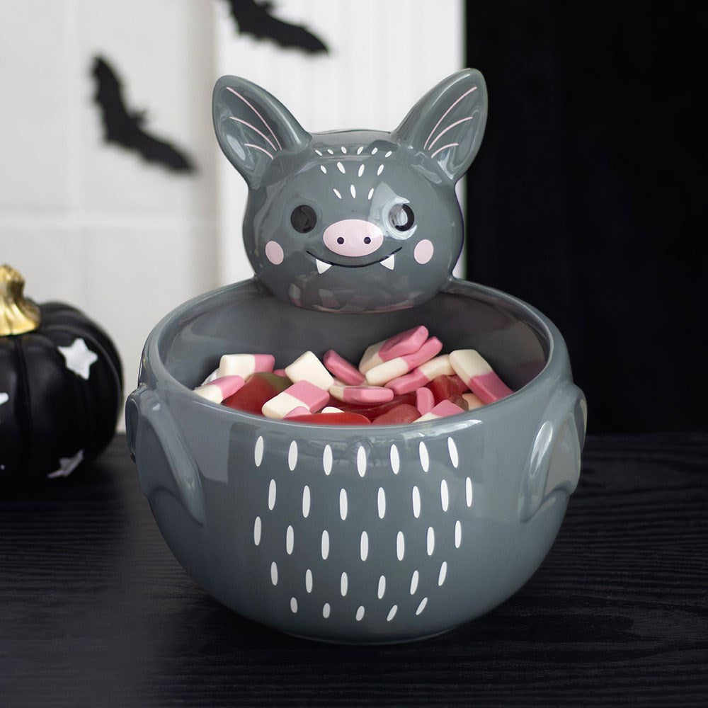 Bat Candy Bowl süße Fledermaus Schale groß für 2400 ml