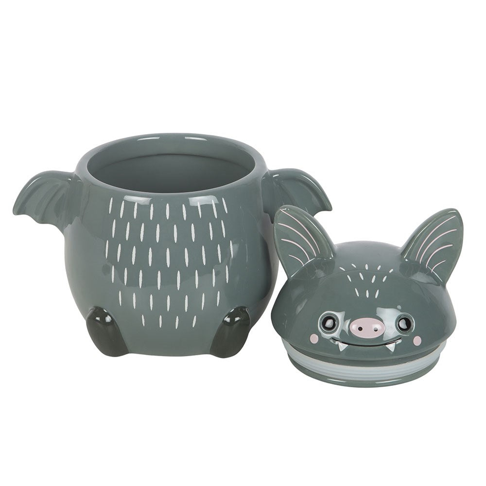 Bat Cookie Jar süße Fledermaus Vorratsdose aus Keramik