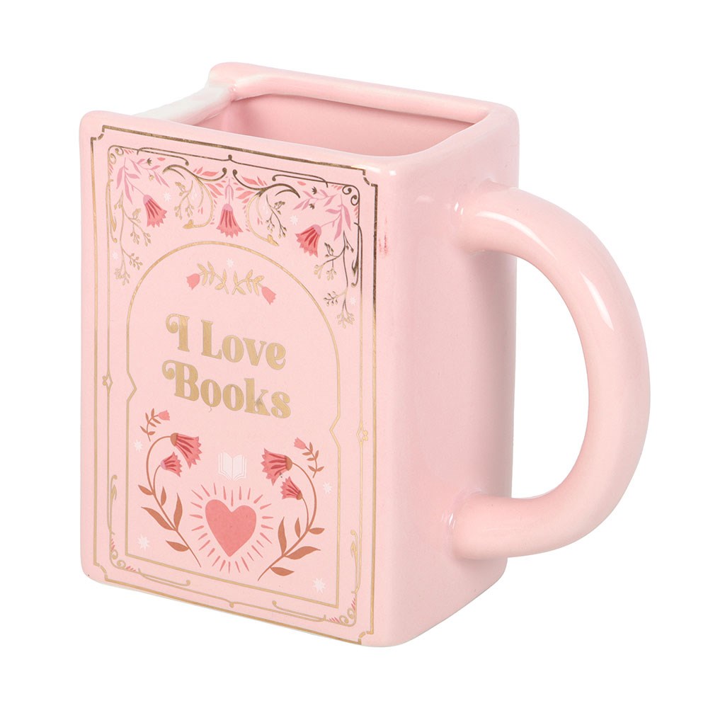 Romantisch "The Book Club" 3D vintage Tasse Pink Love Becher