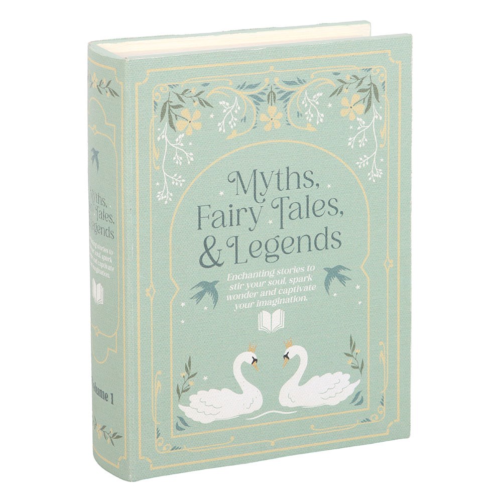 "The Book Club" vintage Aufbewahrungsbox Schwan romantisch grün