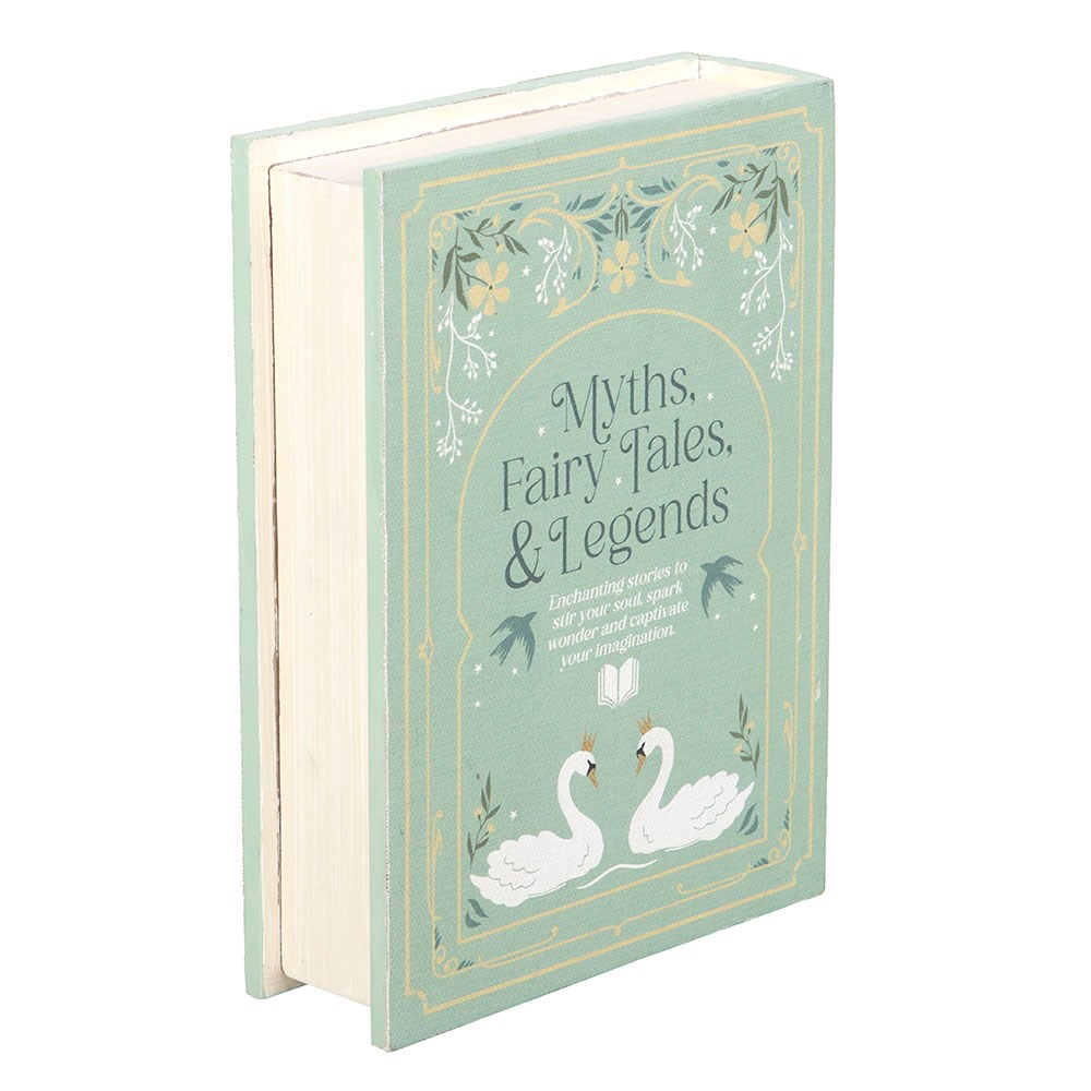 "The Book Club" vintage Aufbewahrungsbox Schwan romantisch grün