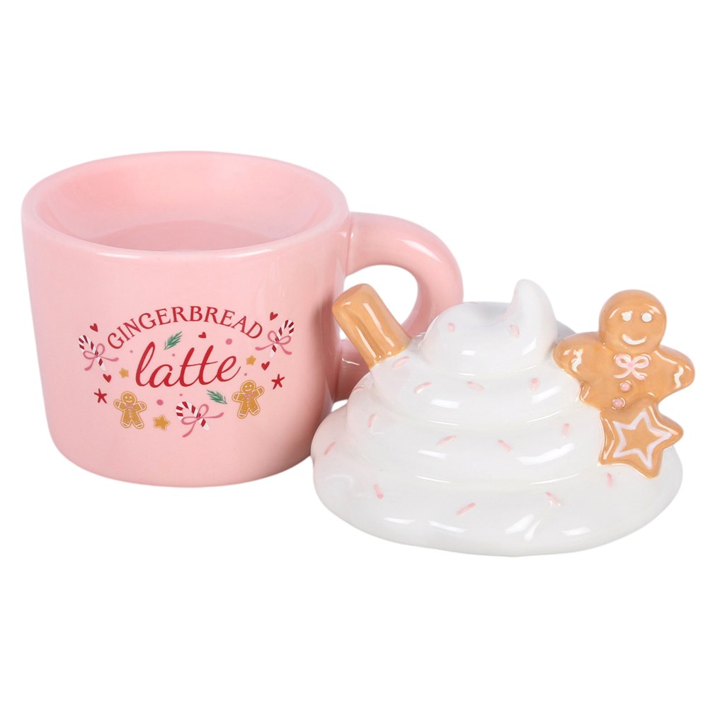 Gingerbread Latte Mug – Tasse und Deckel getrennt