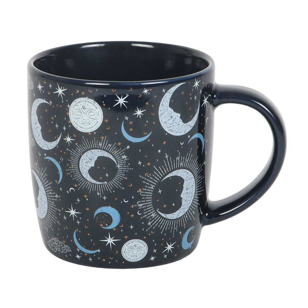 Blue Moon Magic Tasse Kaffeebecher Gothic 500 ml