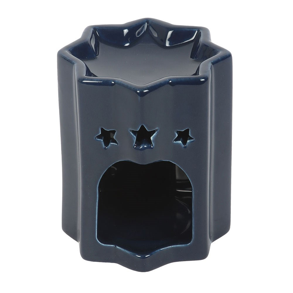 Teelichthalter Blue Star Weihnachtsdeko vintage