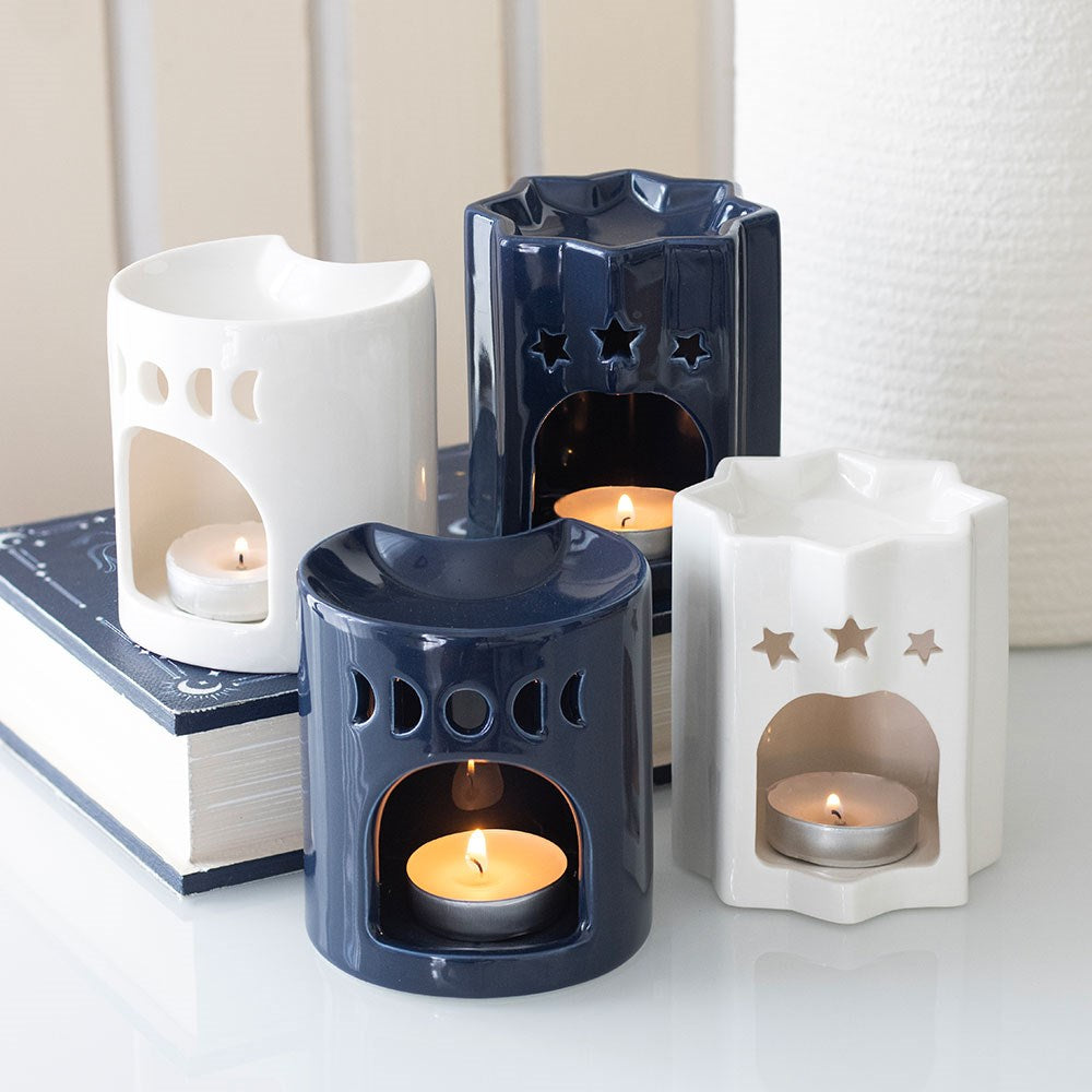 Teelichthalter Blue Star Weihnachtsdeko vintage