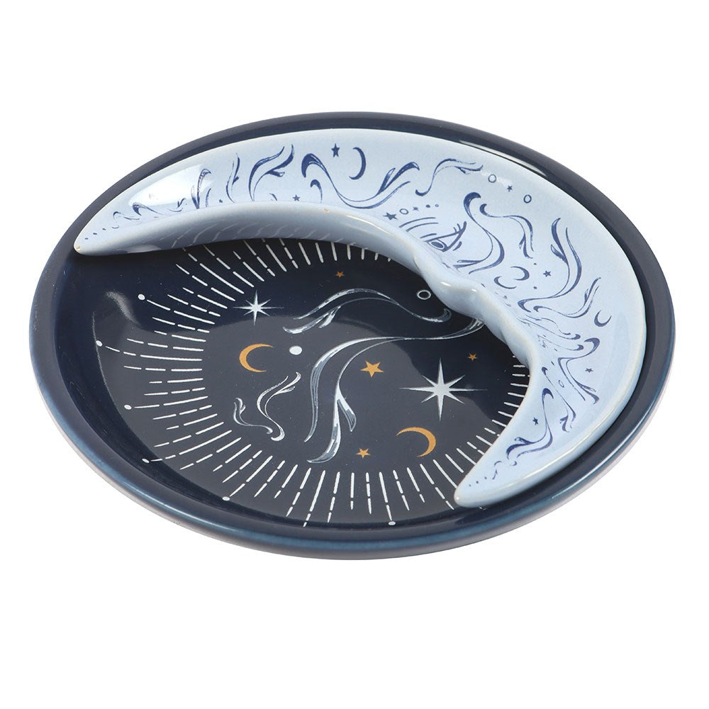 Schmuckschale Blue Moon 2-teilig mystisch Deko