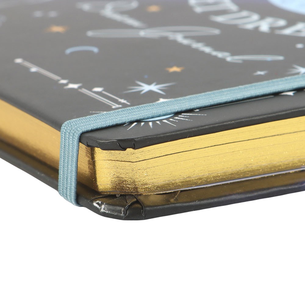 Blaues "Sweet Dreams" Tagebuch Notizbuch A5 liniert "Blue Moon"