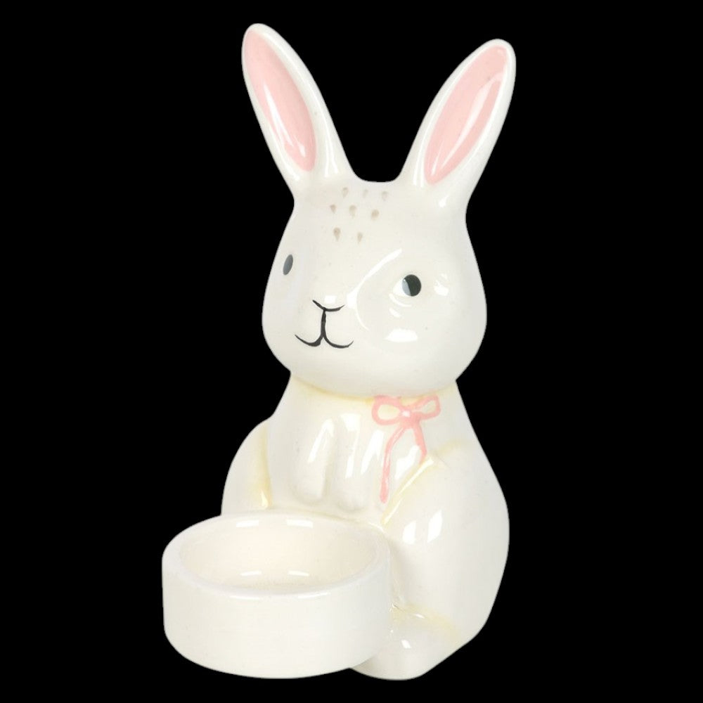 Süßer Hasen Teelichthalter für Ostern Nostalgisch Ostergeschenk