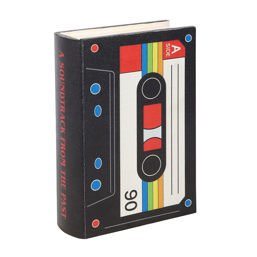 Aufbewahrungsbox in Retro-Kassettenform vintage Deko 80s