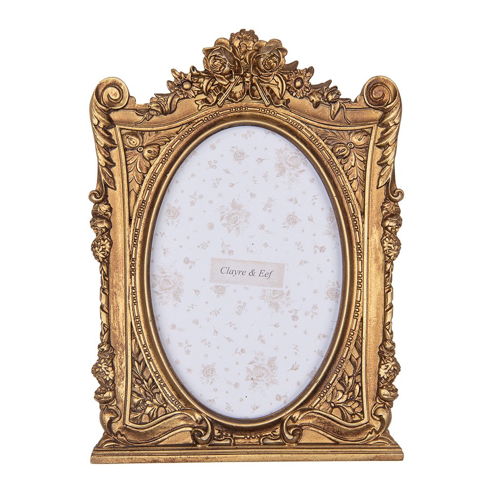 Prunkvoller Barockrahmen in goldfarben barock 10 x 15 cm