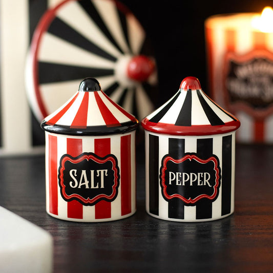 Circus Tent Salt and Pepper Shakers - Gothic Salz und Pfefferstreuer