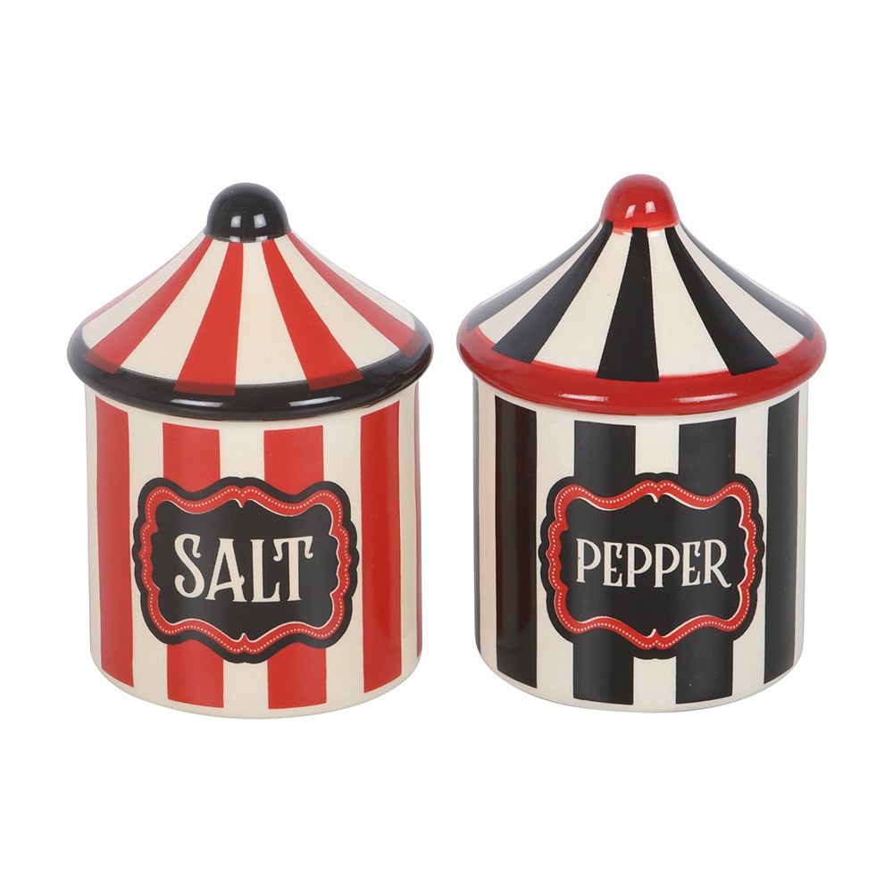 Circus Tent Salt and Pepper Shakers - Gothic Salz und Pfefferstreuer