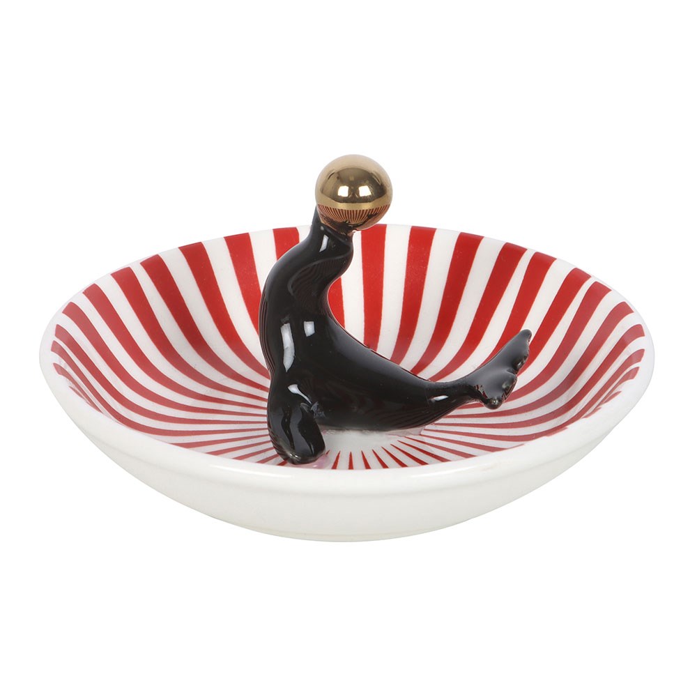 Circus Seal Trinket Dish - Keramik Schmuckschale mit Seehund