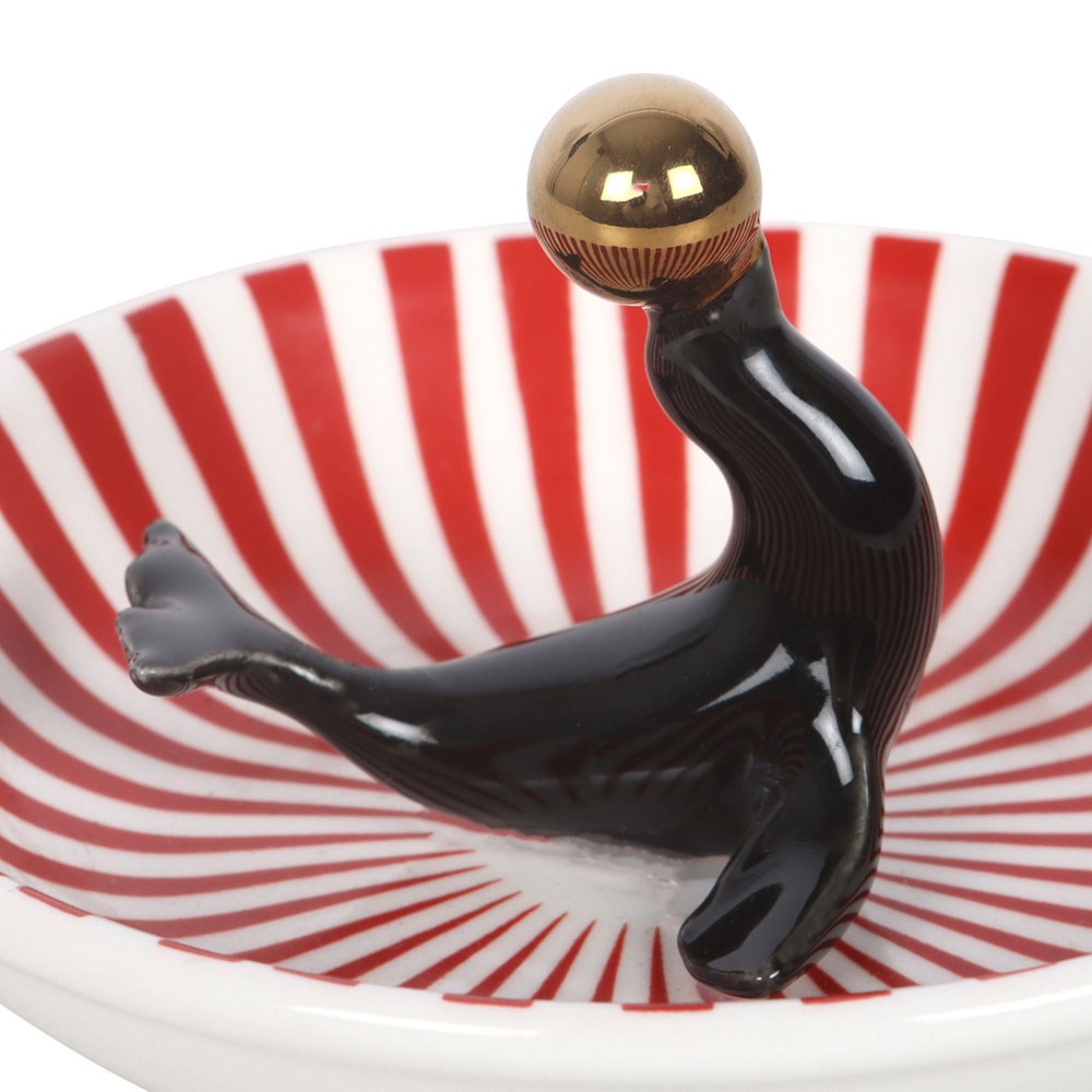 Circus Seal Trinket Dish - Keramik Schmuckschale mit Seehund