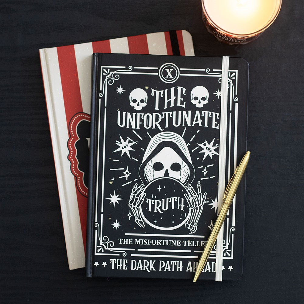 The Misfortune Teller A5 Notebook - Gothic Hardcover Notizbuch