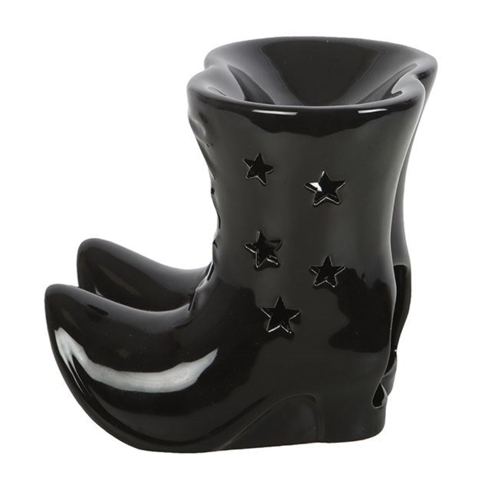 Duftlampe Ölbrenner „Black Witch Boots“ Hexen Stiefel Deko