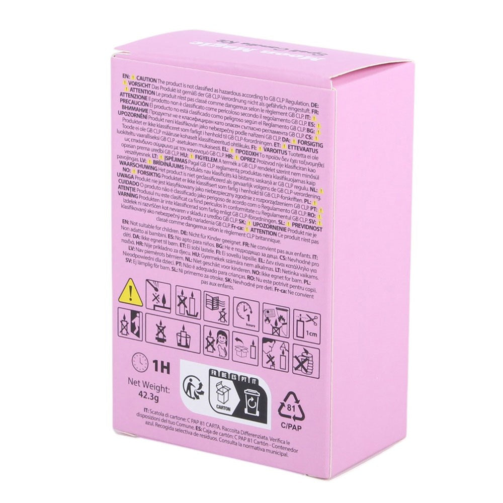 Moon Magic Spell Candle Kit – Rückseite Verpackung mit Sicherheitshinweisen