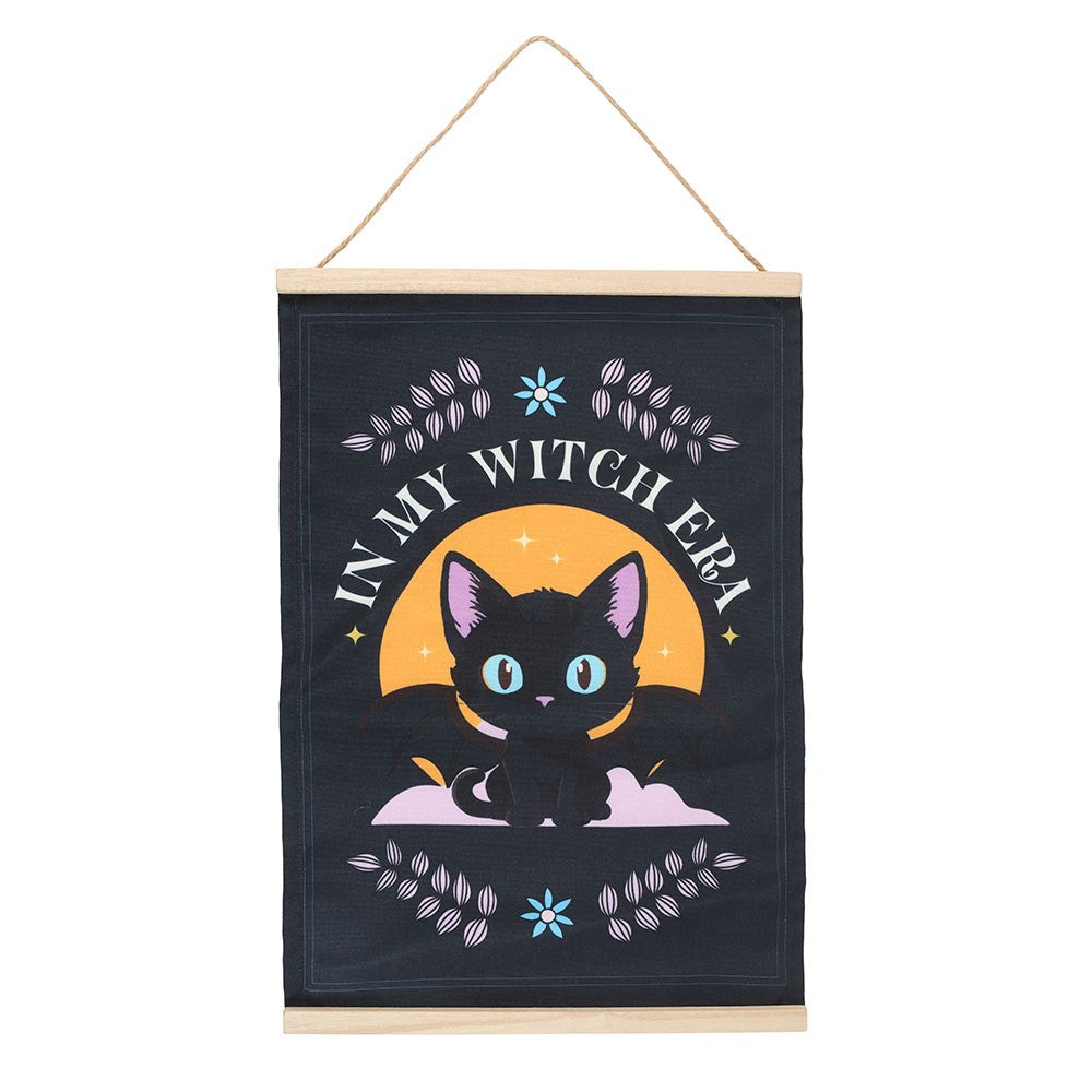 Gothic Wandbehang Rolle "My witch Era Bat" Bat Cat