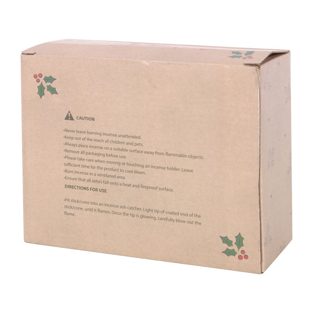 Romantisch Weihnachtsdorf als Räucherkegelhalter