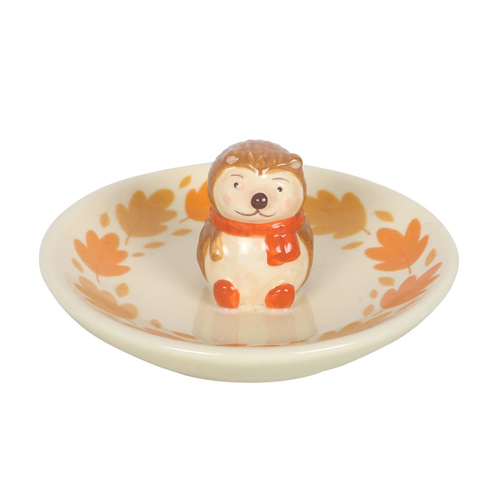 Süße Igel Schmuckschale Herbst Deko vintage