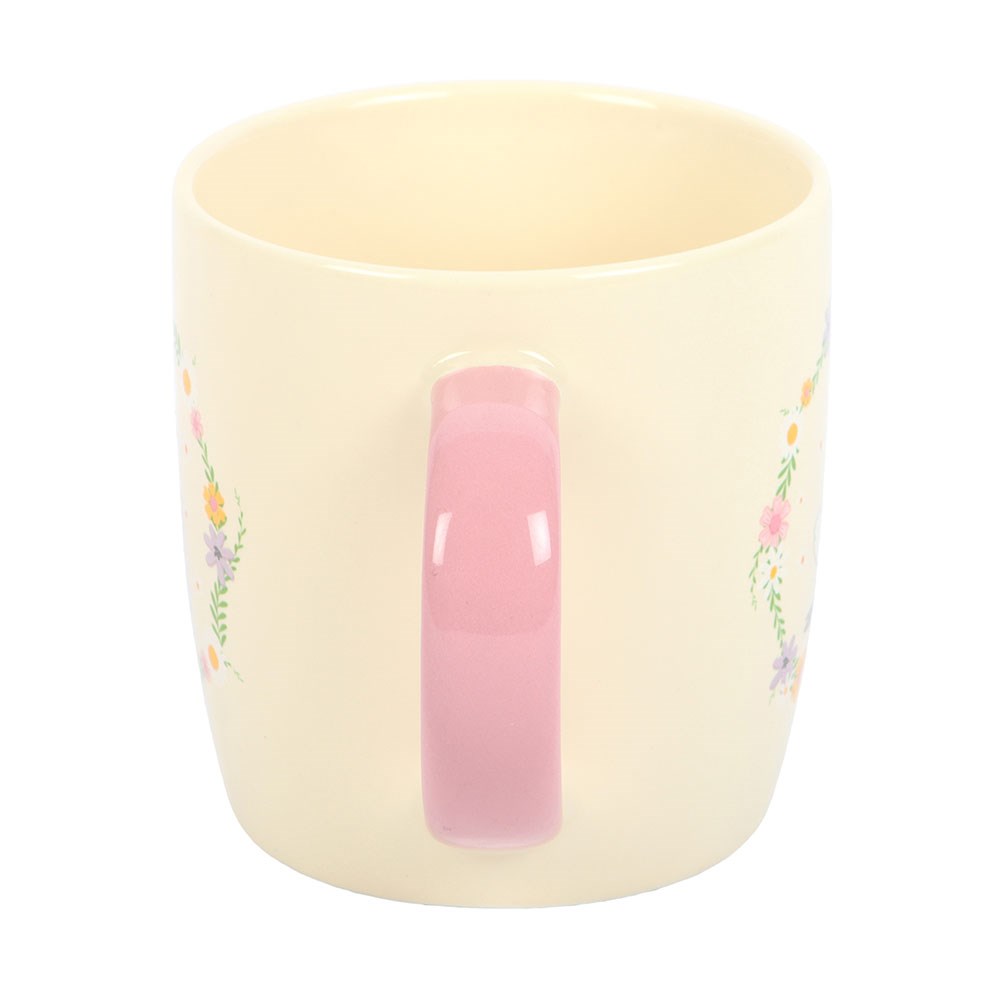Nostalgische Tasse "Floral Duck" Ente Frühling 320 ml