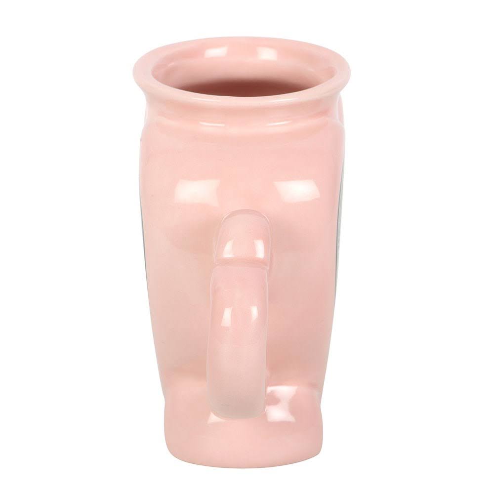 Cute Love Position Tasse Becher in Herzform 350 ml rosa