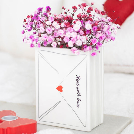 Romantisch vintage Vase Liebesbrief Geschenk Valentinstag