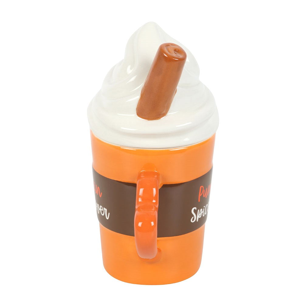 Kultiger Pumpkin Spice Latte Becher mit Deckel Halloween
