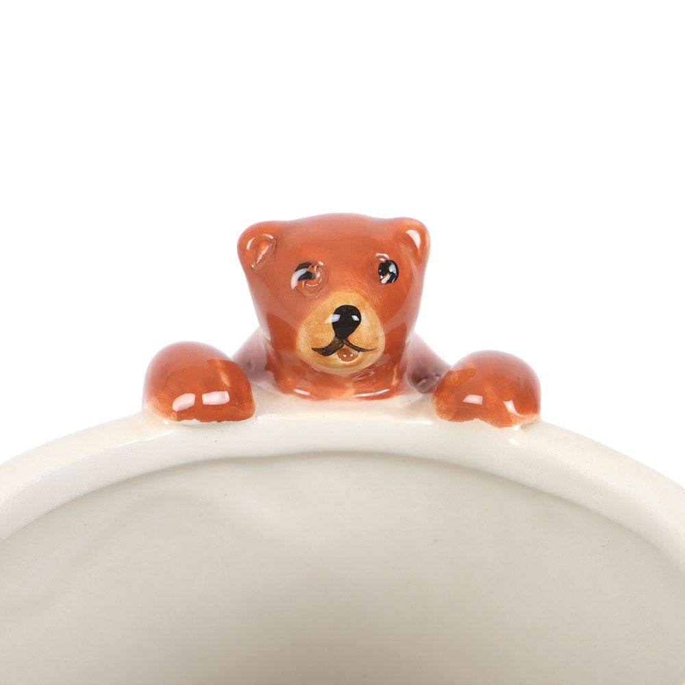 3D Becher "Sleepy Bär" Tasse Natur