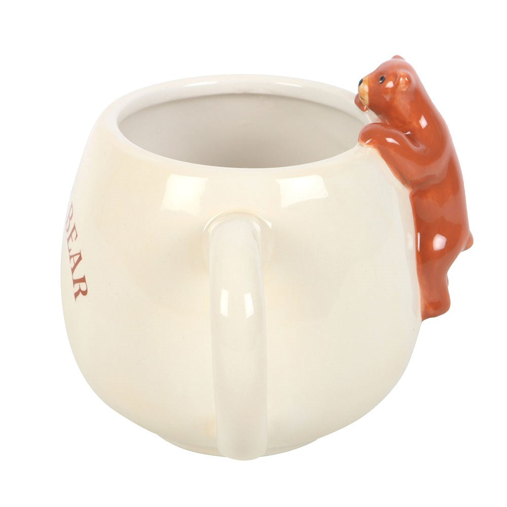 3D Becher "Sleepy Bär" Tasse Natur