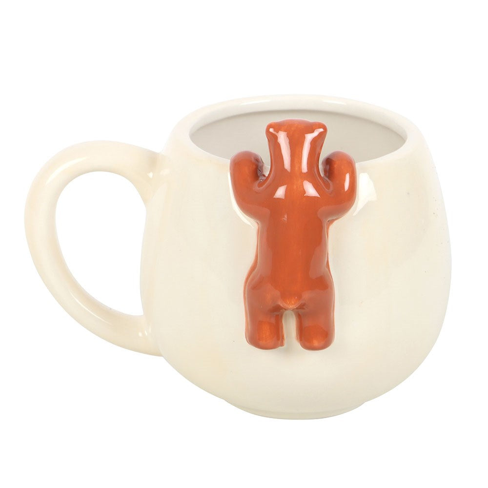 3D Becher "Sleepy Bär" Tasse Natur
